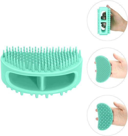 Dog Brush & Cat Brush, Soft Silicone Dog Grooming Brush, Pet Bath & Massage Brush for Cats and Dogs with Short or Long Hair, Cat Slicker Shedding Hair Brush for All Pet Sizes